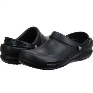 Black Crocs Uni-sex Bistro Clog | Slip Resistant Work Shoes